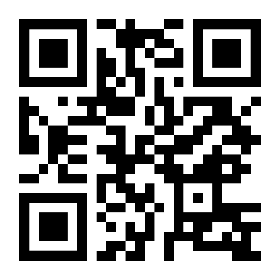 QR code to access Sklash online gaming platform